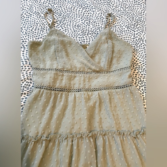 Summer Dress w/ Ruffles Dot Fabric - Picture 8 of 9